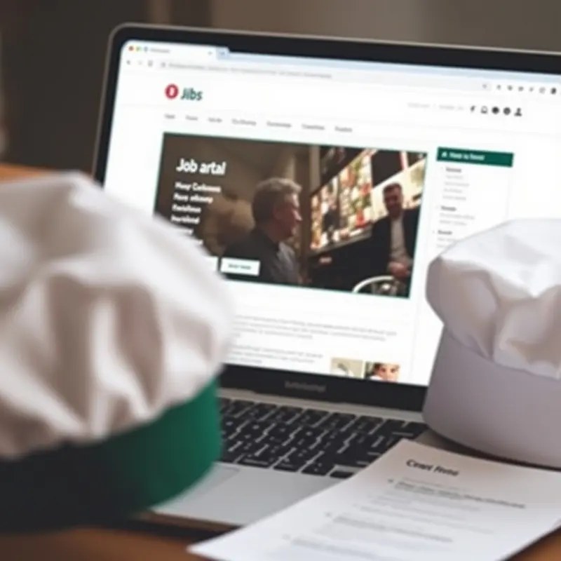 An Indian chef crafting a well-targeted resume and cover letter for Australian employers.